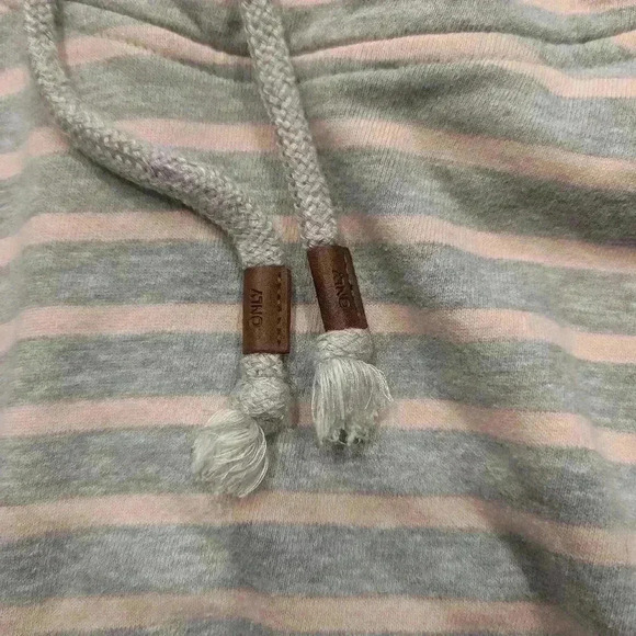 ONLY hoodie pink and grey size M - Picture 4 of 7